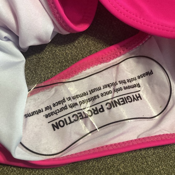 New with tags tempt me high waist bathing suit bottom. Neon pink. - Picture 3 of 3